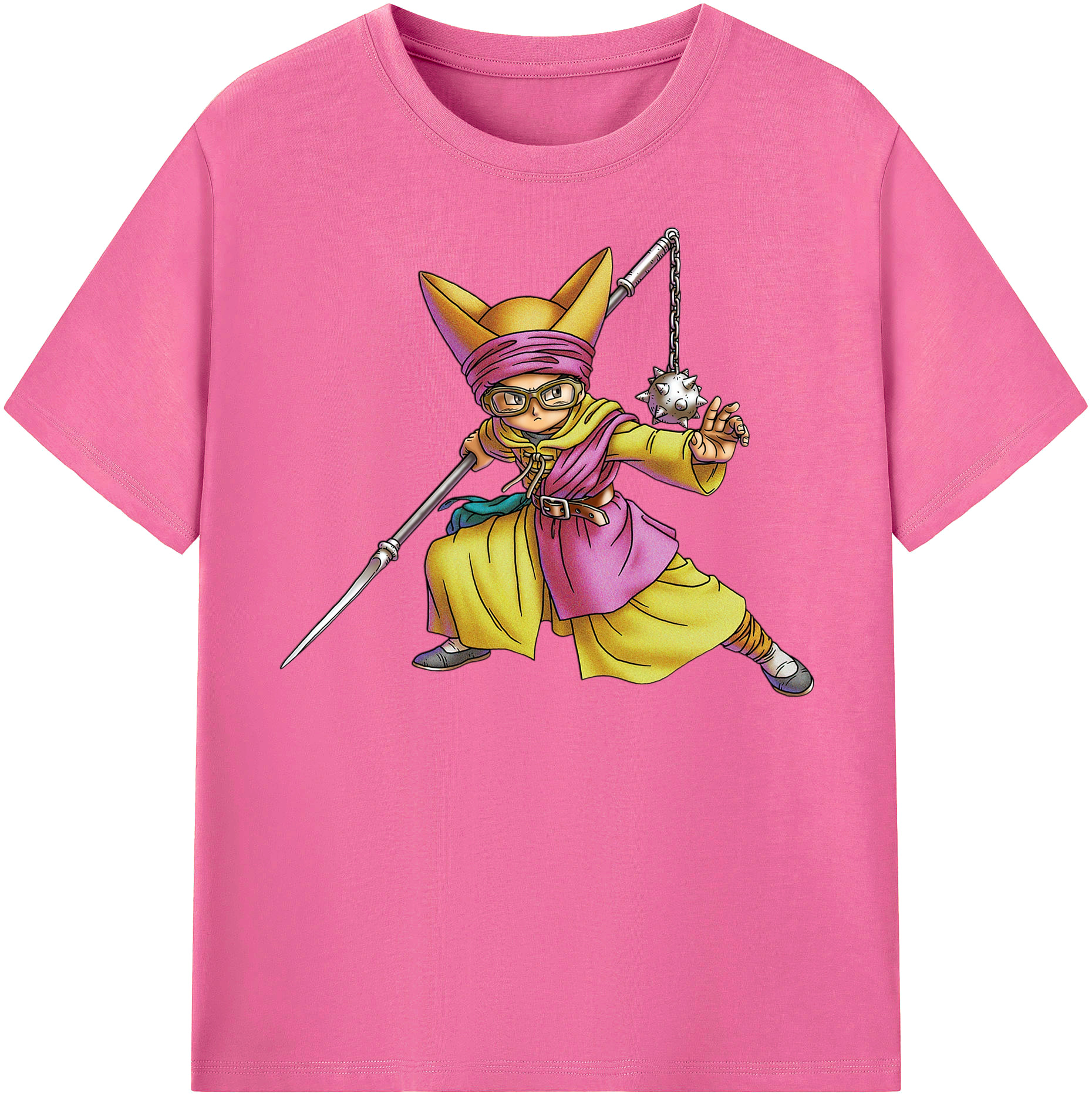 （画像用） ドラゴンクエスト Doragon Kuesuto Dragon Quest レディースカジュアルプリントTシャツ（綿100％）